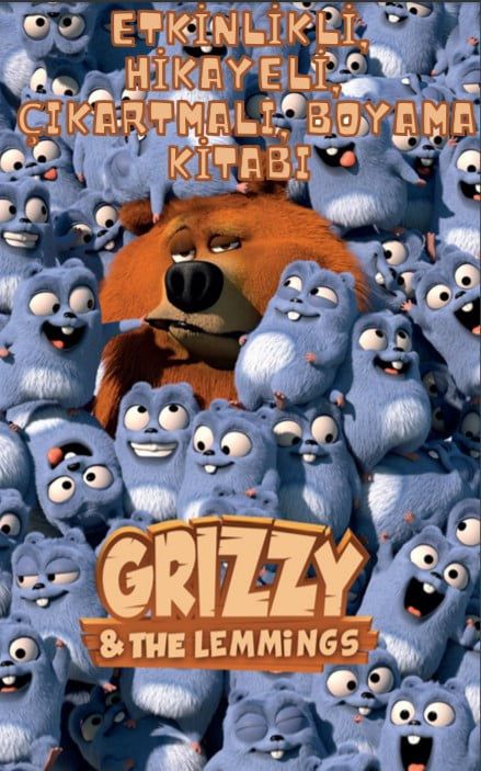 Grizzy und die Lemminge – Geschichten-Malbuch
