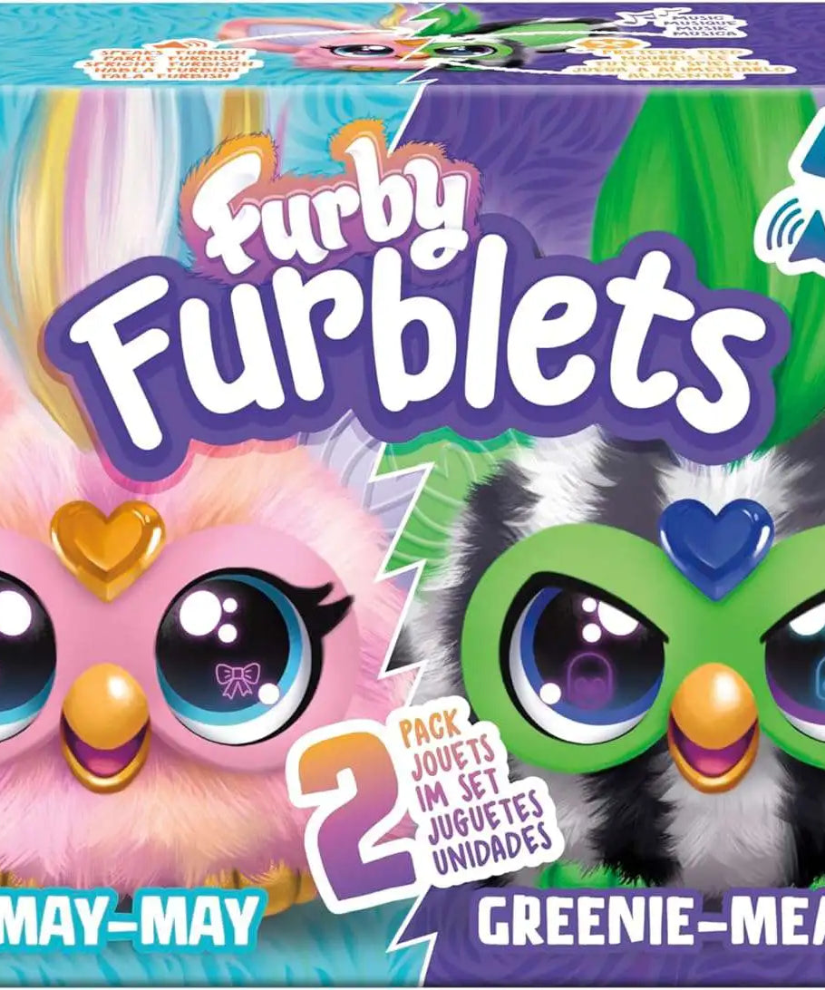 Hasbro - Mini Furby Furblets May-May und Greenie-Meanie 2er Spielzeugset