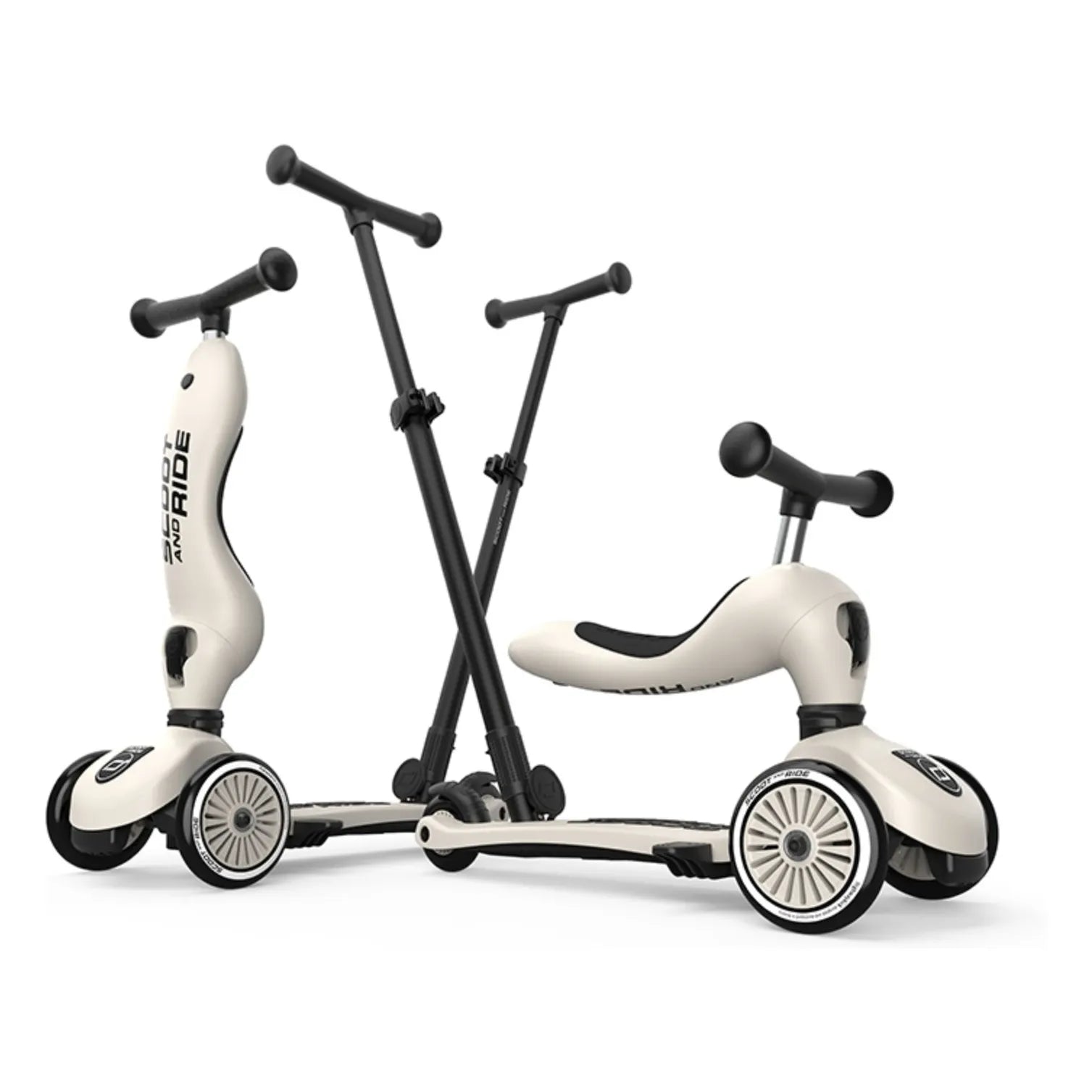 Scoot & Ride - Highwaykick 1 Push&Go evolutiver Roller | Beige