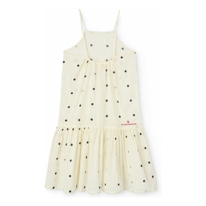 The Animals Observatory - Hummingbird Kleid mit Tupfenmuster | Weiß