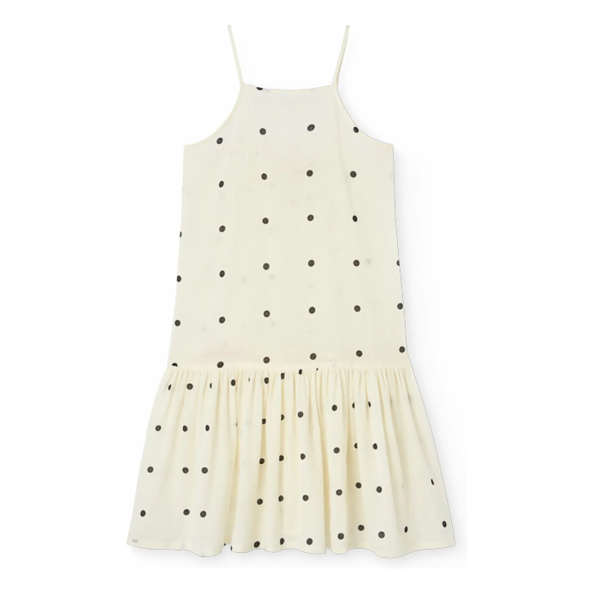 The Animals Observatory - Hummingbird Kleid mit Tupfenmuster | Weiß