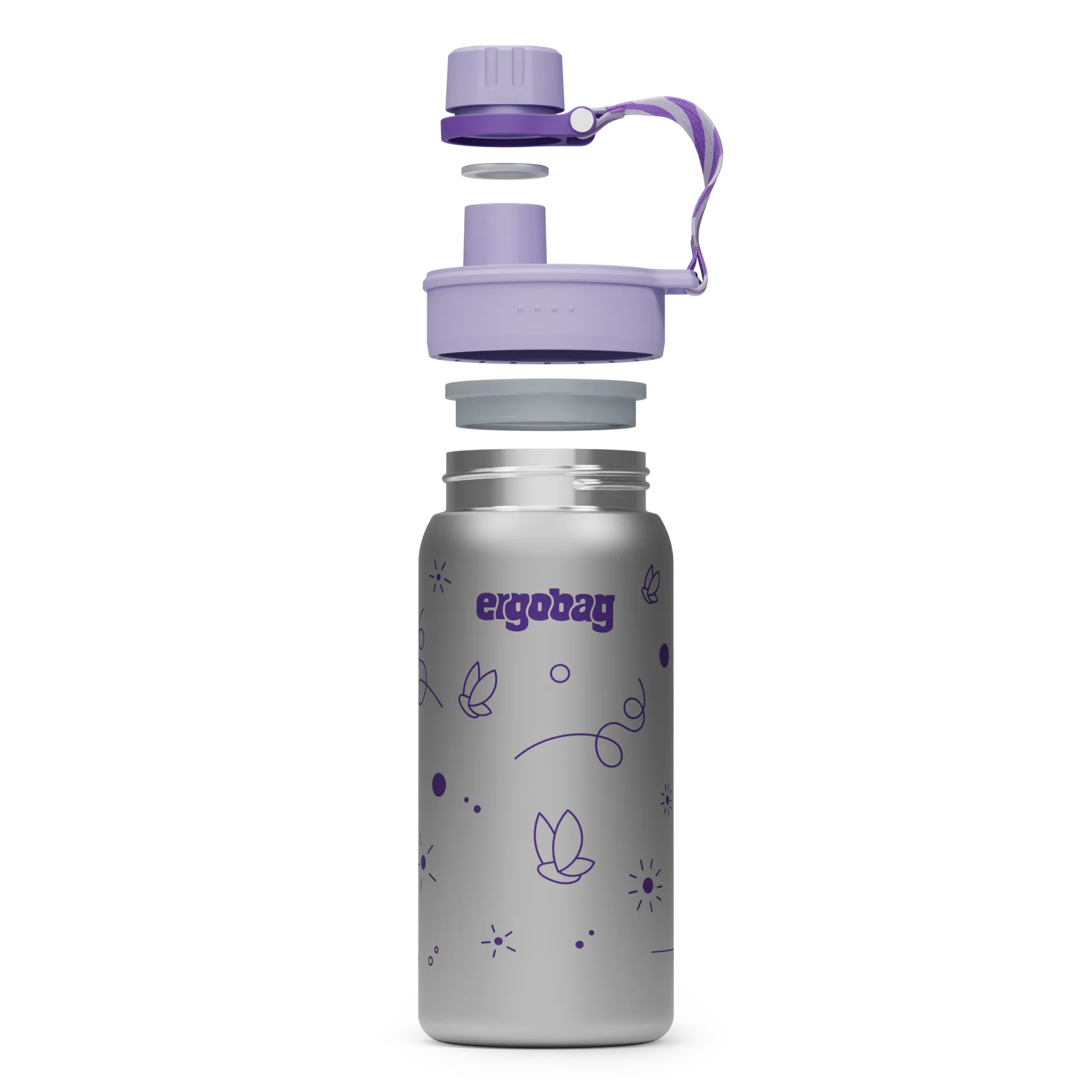 Ergobag - Stainless Steel Bottle Butterfly