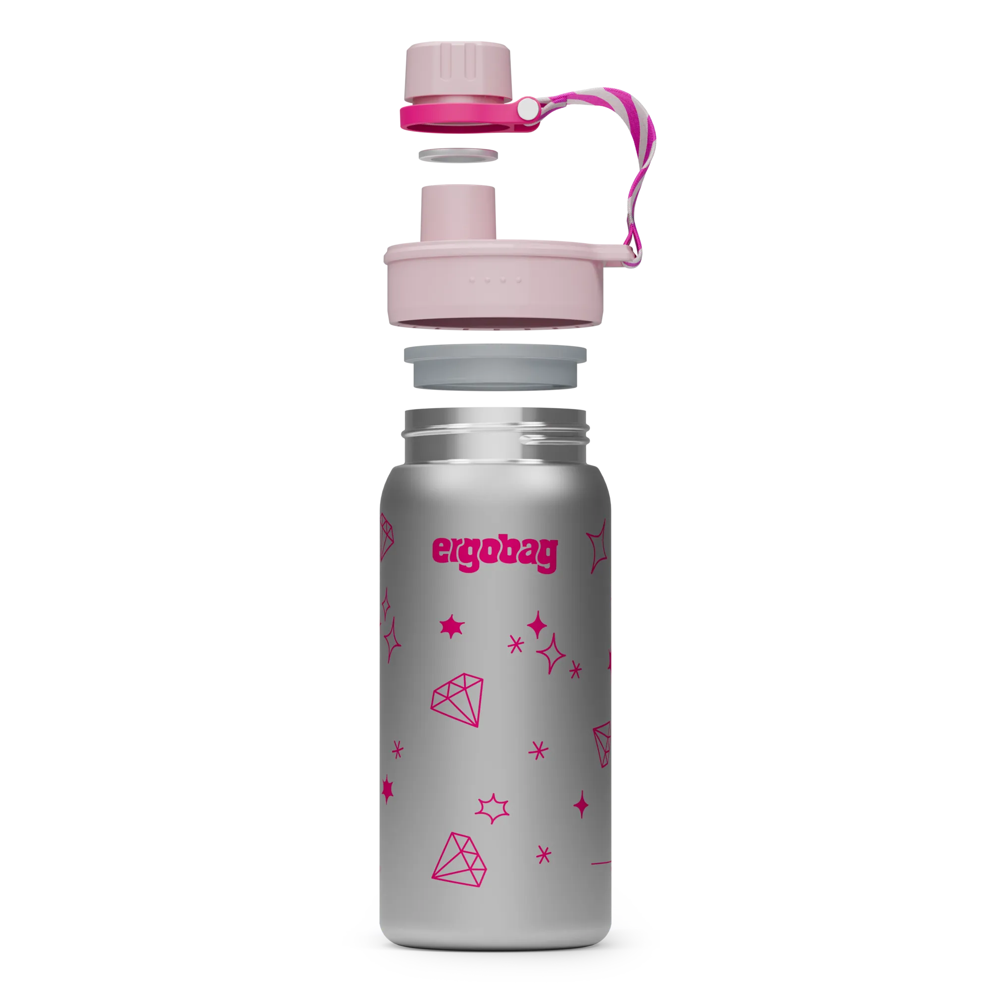 Ergobag - Stainless Steel Bottle Glittery