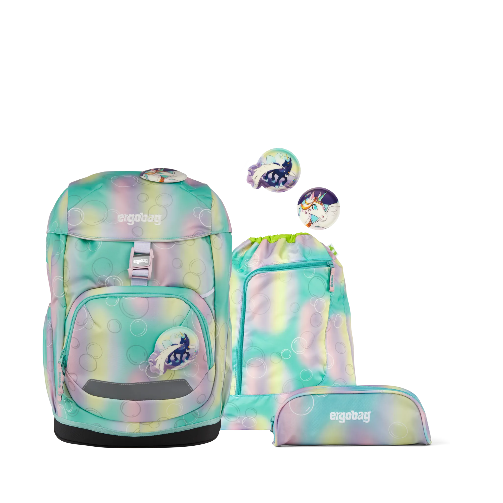 Ergobag - Flex Okul Çantası Seti Magic Bubblebear