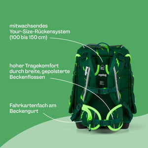 Ergobag - Cubo Okul Çantası Seti Firebear Dragon