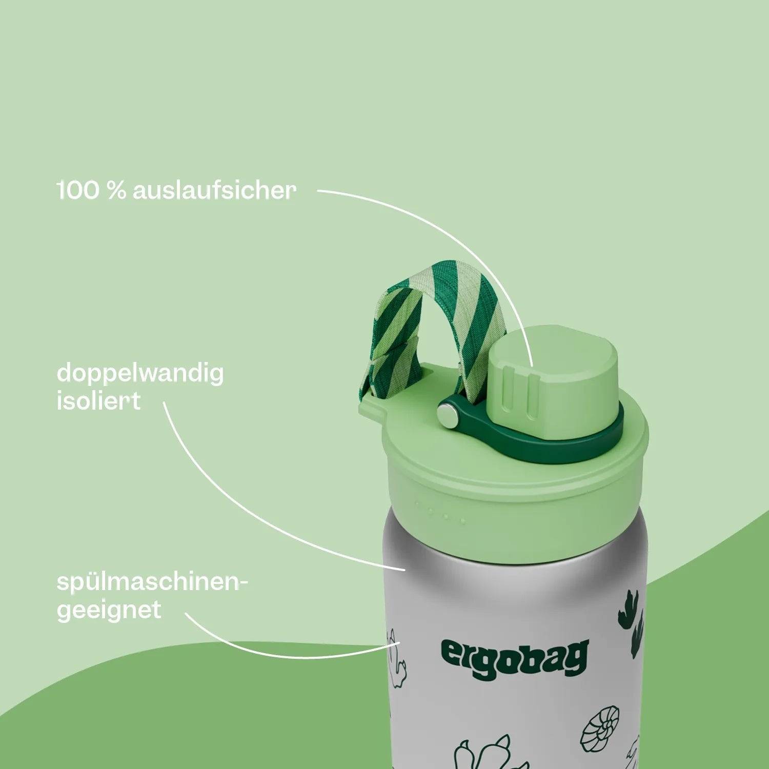 Ergobag - Stainless Steel Bottle Unicorn