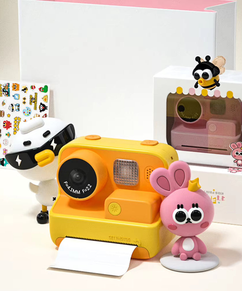 iPixi – Sofortdruck Digitalkamera für Fotos und Videos Rosa