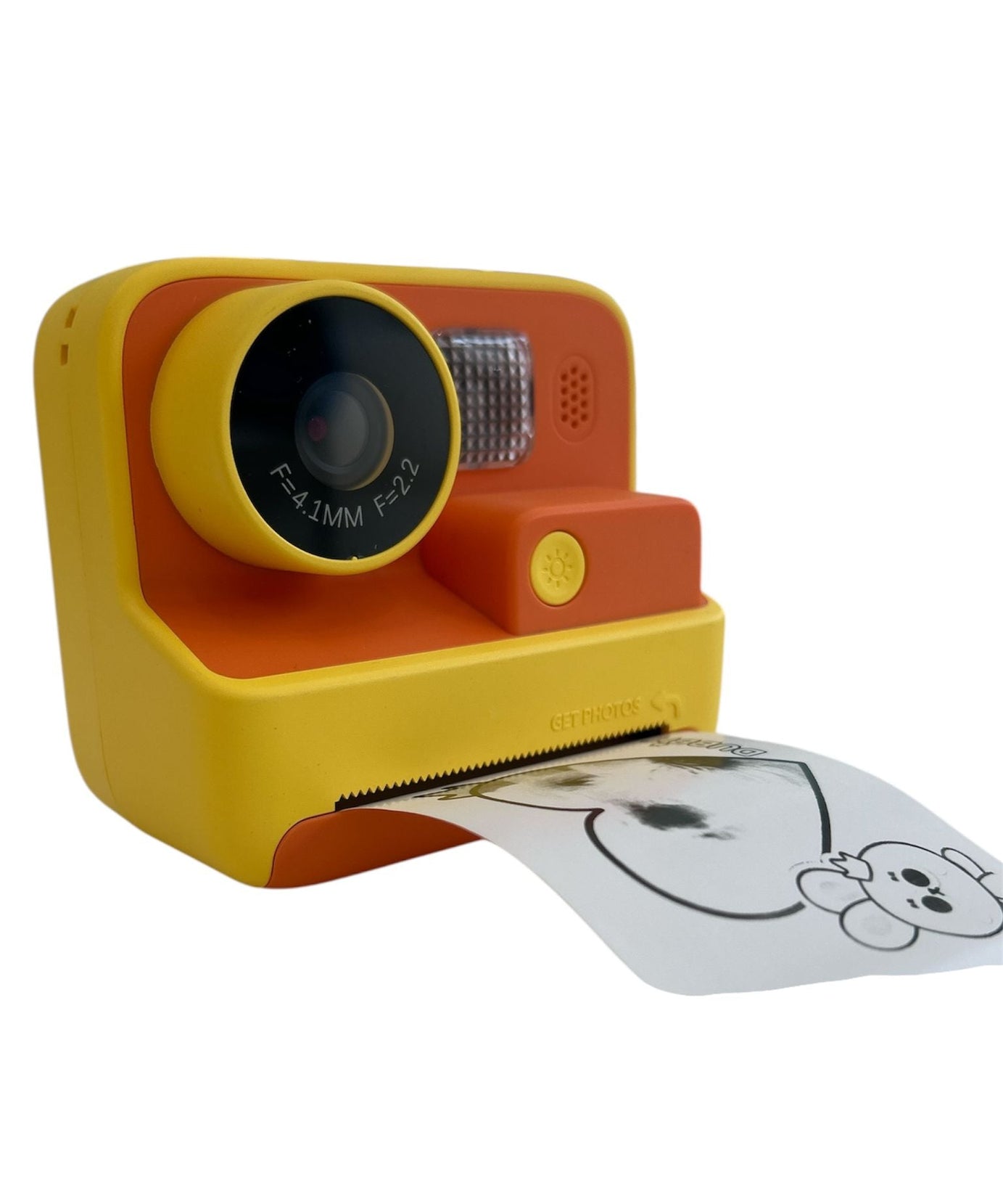 iPixi – Sofortdruck Digitalkamera für Fotos und Videos Orange