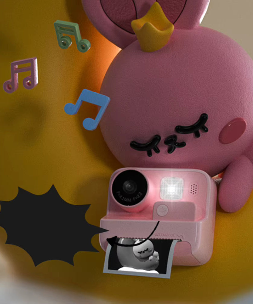 iPixi – Anında Baskı Dijital Fotoğraf ve Video Kamera Turuncu