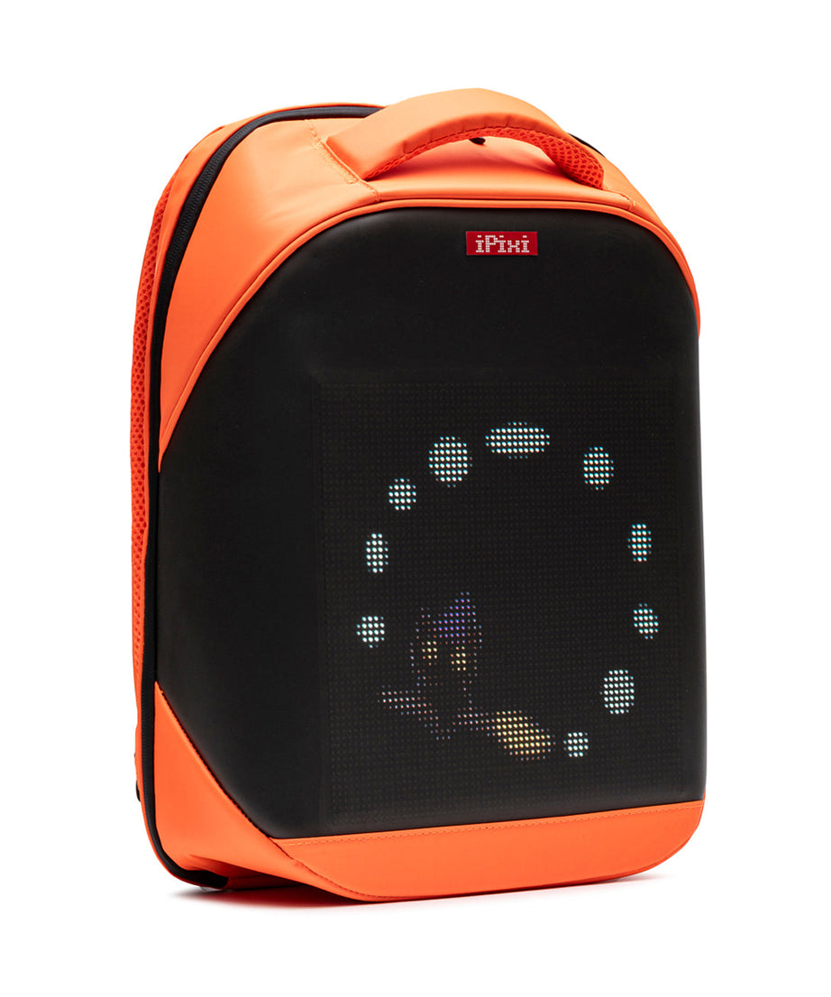 iPixi – LED-Bildschirm Mittlere Größe Orange Rucksack