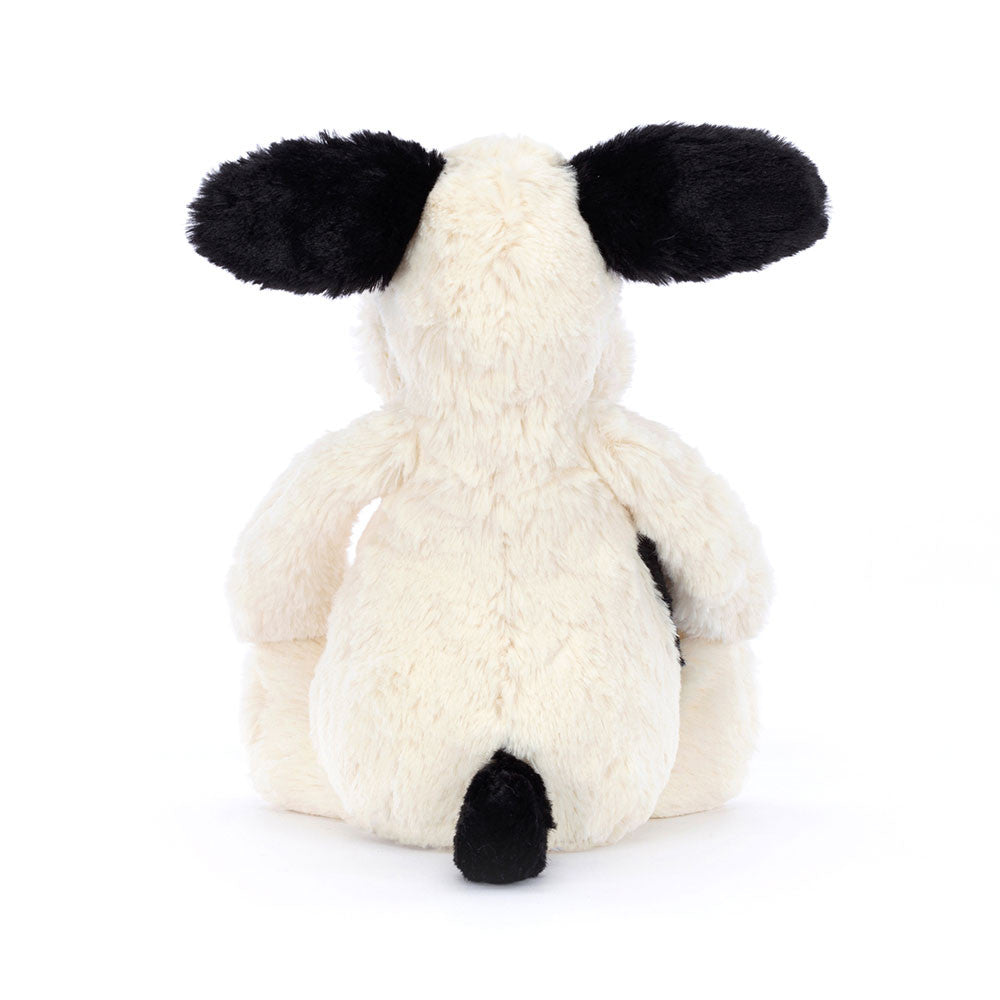 JellyCat - Bashful Black & Cream Puppy Köpek Pelüş Oyuncağı 31 cm