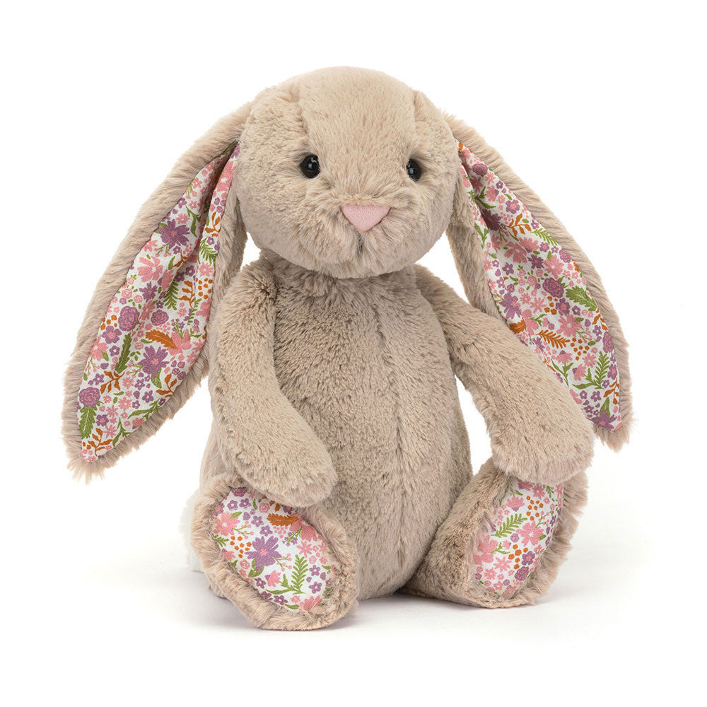 JellyCat - Blume Beige Hase 'Petal' Kaninchen Plüschtier 31 cm