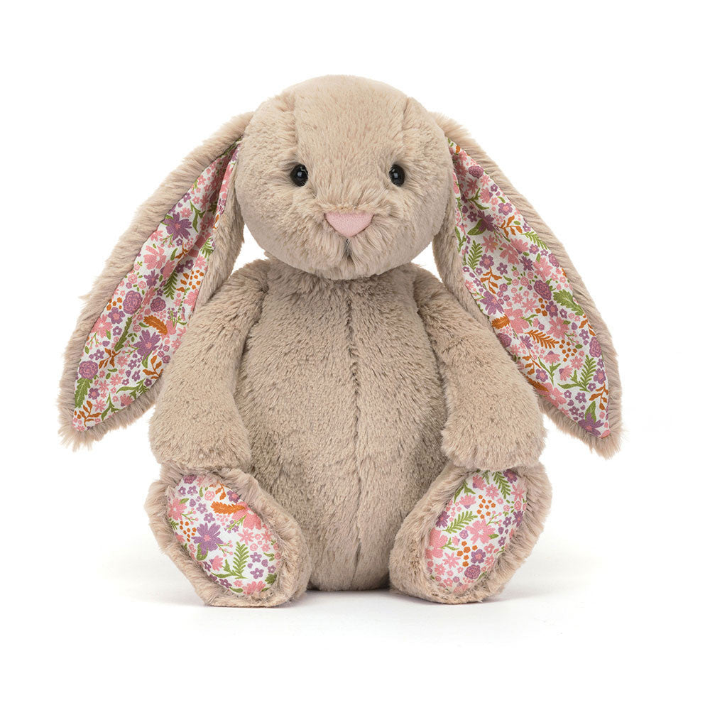 JellyCat - Blume Beige Hase 'Petal' Kaninchen Plüschtier 31 cm