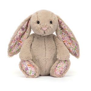 JellyCat - Blume Beige Hase 'Petal' Kaninchen Plüschtier 31 cm