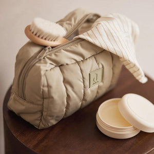 Jollein Puffed Nappy Pouch - Olive Green-Changing Bag Pouches-Olive Green- | Natural Baby Shower