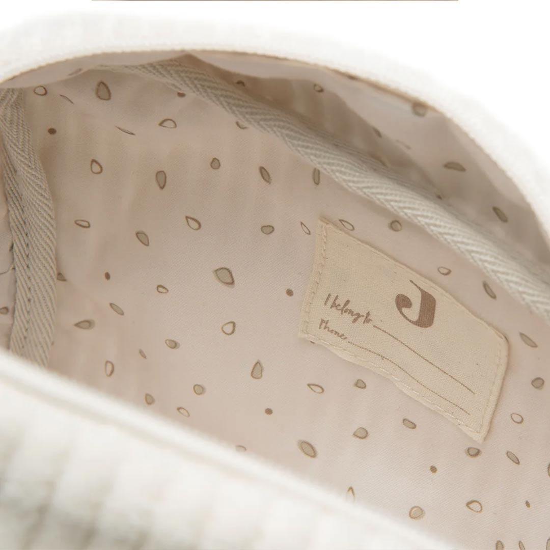 Jollein Stroller Pouch Cloudy Rib - Oatmeal-Mini Bags-Oatmeal- | Natural Baby Shower