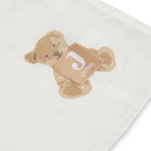 Jollein Swaddle 2pc - Teddy-Muslin Squares-Teddy-115x115cm | Natural Baby Shower
