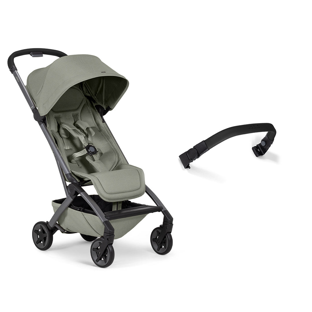 Joolz Aer2 Compact Stroller - Sage Green-Strollers-Sage Green-With Bumper Bar | Natural Baby Shower