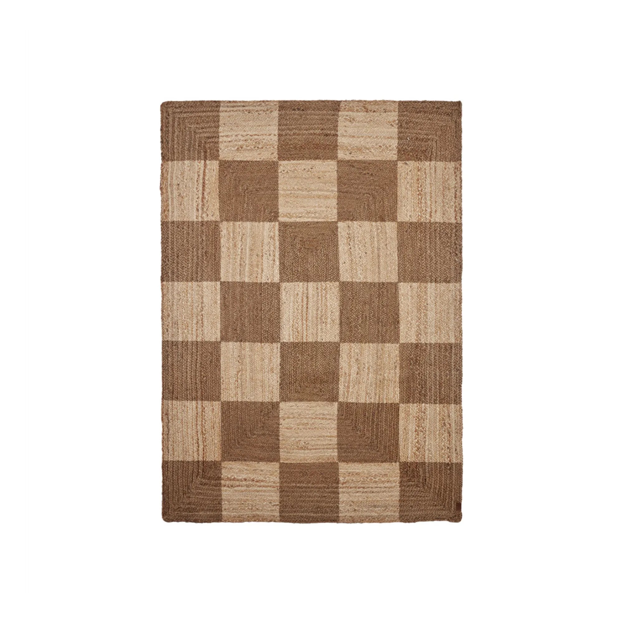 Oyoy - Jute Schachbrettmuster Matte | Natur