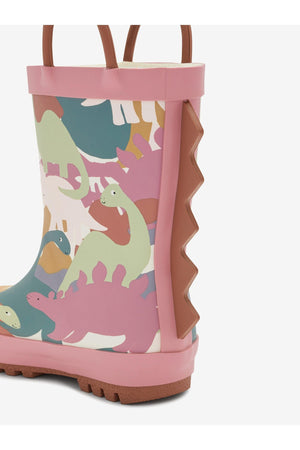 KidyLove - Winter- und Regenstiefel für Kinder mit Dinosauriermuster und Griffen - 24 