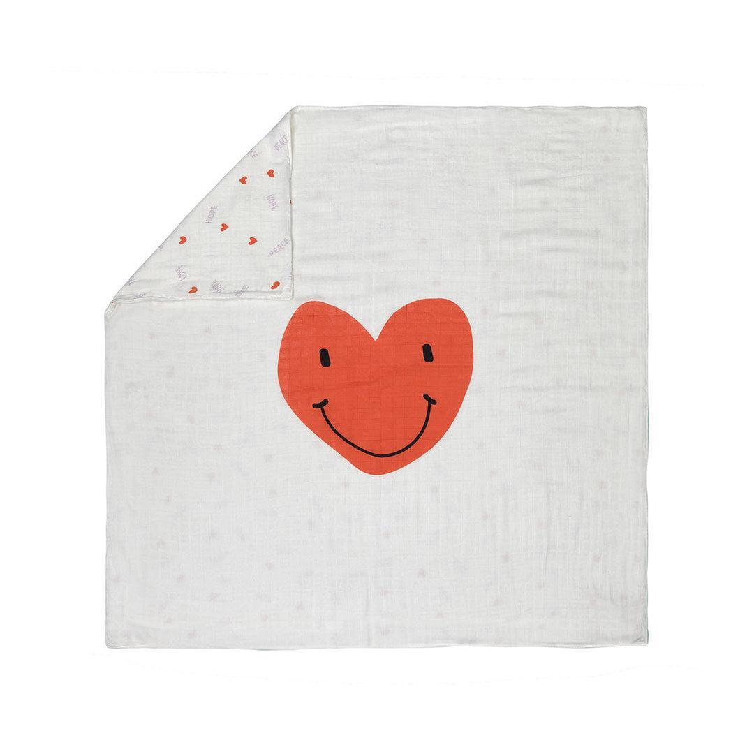 Lassig Heavenly Soft Blanket - Happy Rascals Heart-Blankets-Happy Rascals Heart- | Natural Baby Shower