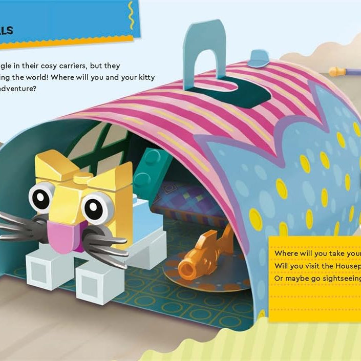 Lego - Figür Oyuncaklı Minik Evcil Hayvanlar: Yapım ve Katlama El Sanatları