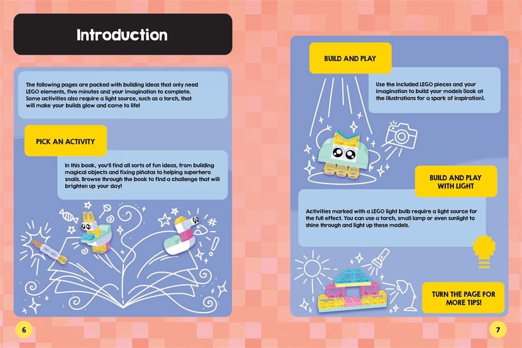 Lego - LEGO® Classic: 5 Dakikalık Yapılar Figür Oyuncaklı İngilizce Aktivite Kitabı