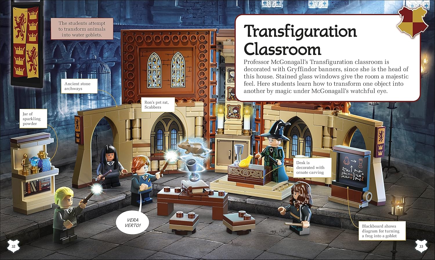 Lego - LEGO Harry Potter Hogwarts-Häuser-Aktivitäts- und Storybook mit Figur und Spielzeugfigur (Englisch)