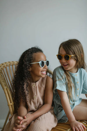 Leosun - Naturblaue polarisierte UV400-Kindersonnenbrille 3-8 Jahre 