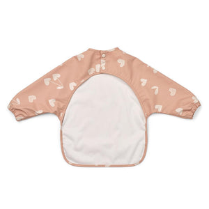 Liewood Merle Printed Cape Bib - Sweethearts / Pale Tuscany-Bibs-Sweethearts / Pale Tuscany-One Size | Natural Baby Shower