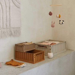 Liewood Weston Storage Boxes - Sandy - Medium - 2 Pack-Storage- | Natural Baby Shower