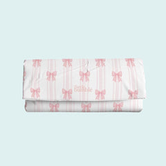 The Little Bumble Co. Travel Changing Mat - Pink Bows-Travel Changing Mats-Pink Bows-one size | Natural Baby Shower
