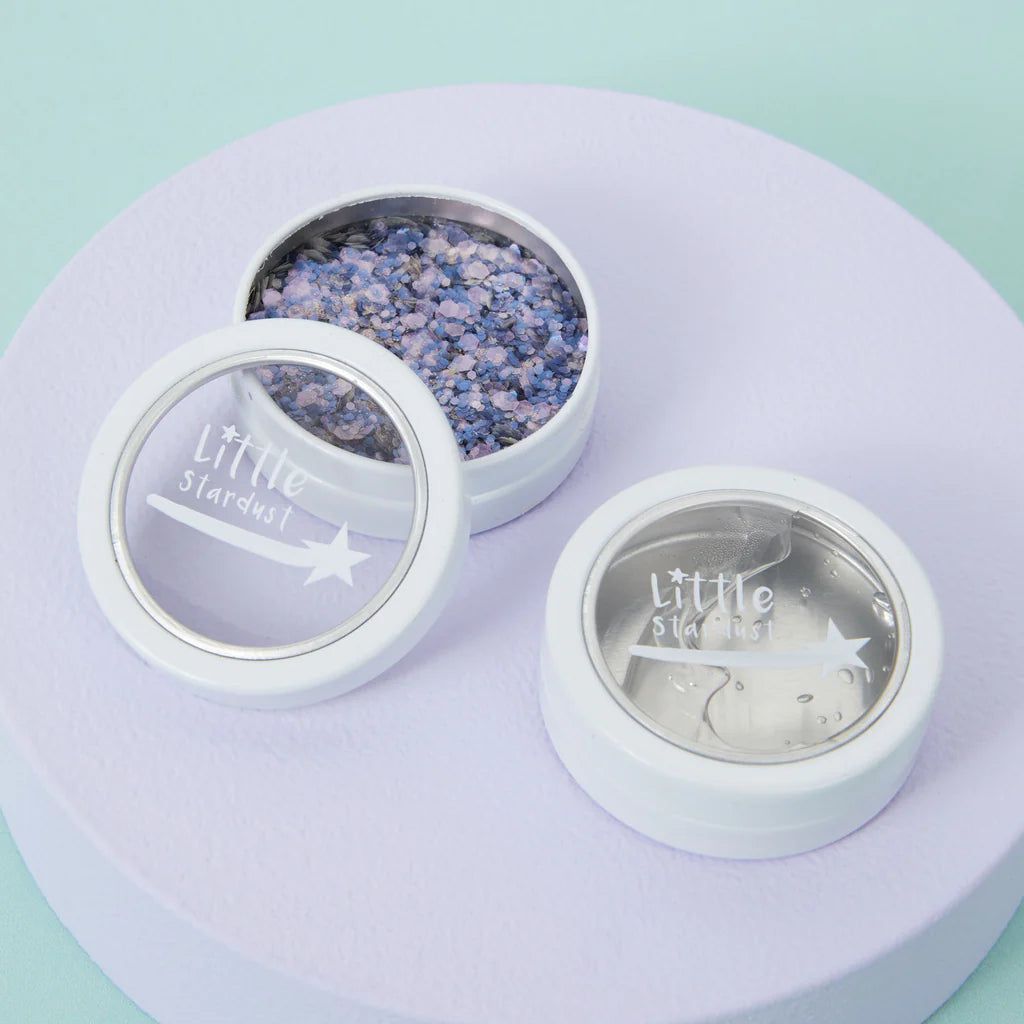 Little Stardust – Meerjungfrauen-Gesichts-Glitzer- und Aloe-Vera-Set 