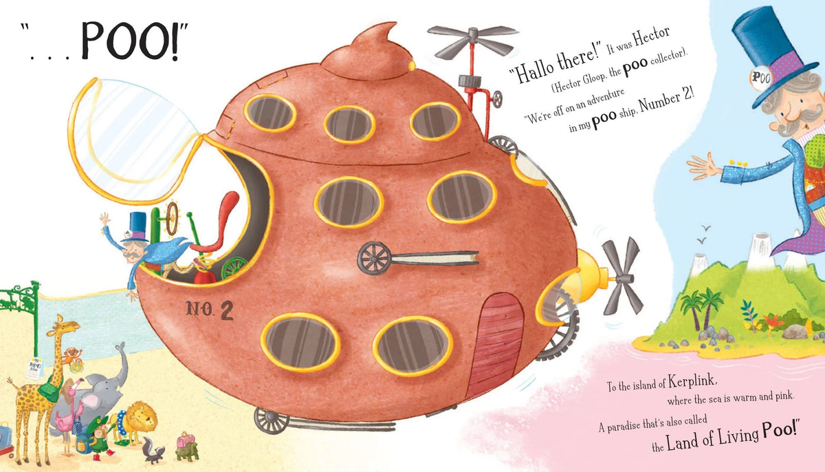 Little Tiger Press – Poo in the Zoo The Island of Dinosaur Poo Book