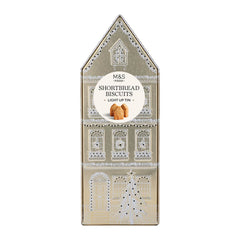 M&S Food Lebkuchenhaus mit Beleuchtung