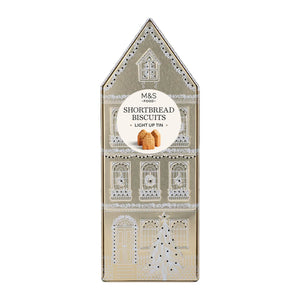 M&S Food Lebkuchenhaus mit Beleuchtung