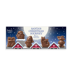 M&S Food - Weihnachtsmann auf Schoko-Reise