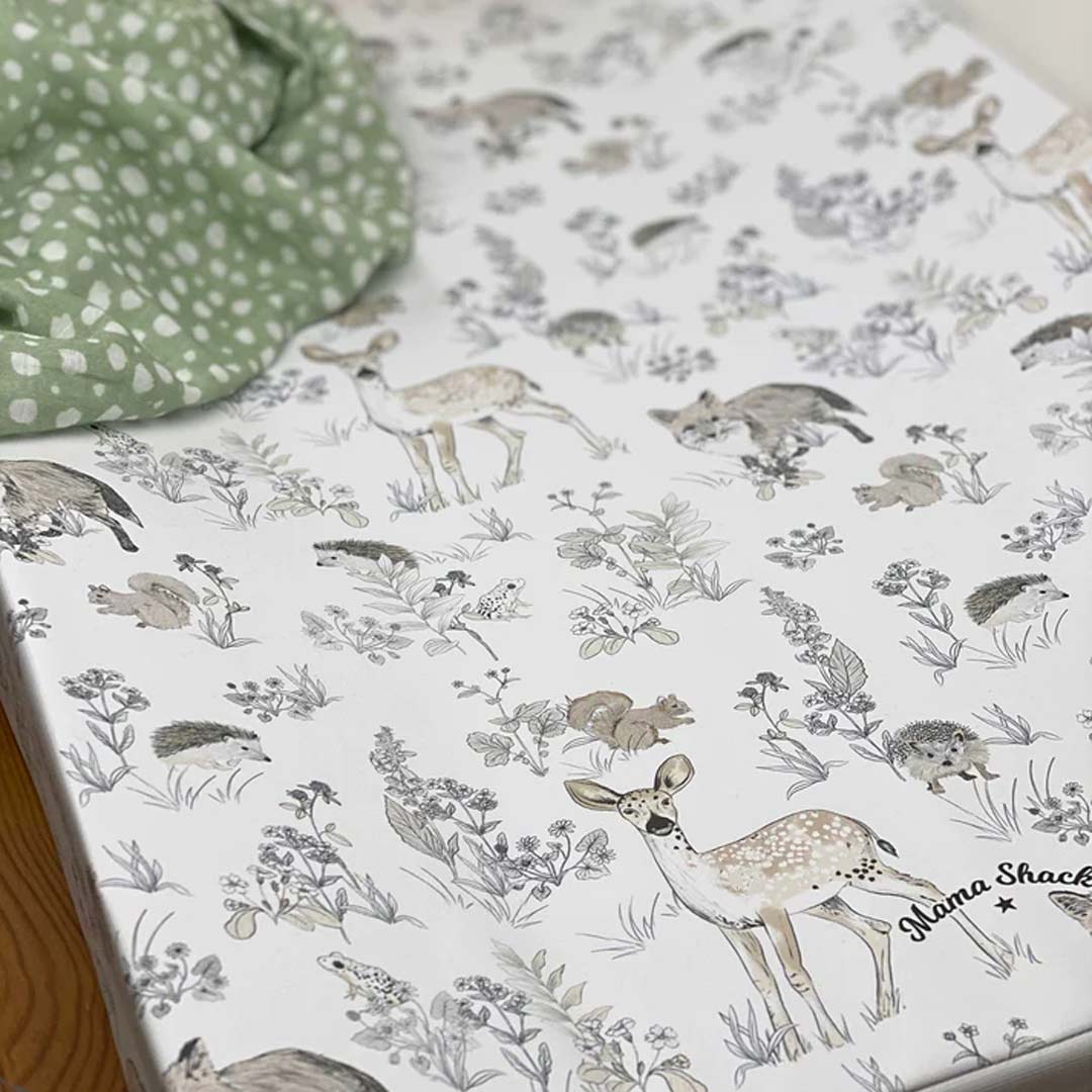 Mama Shack Anti Roll Changing Mat - Woodland-Changing Mats- | Natural Baby Shower