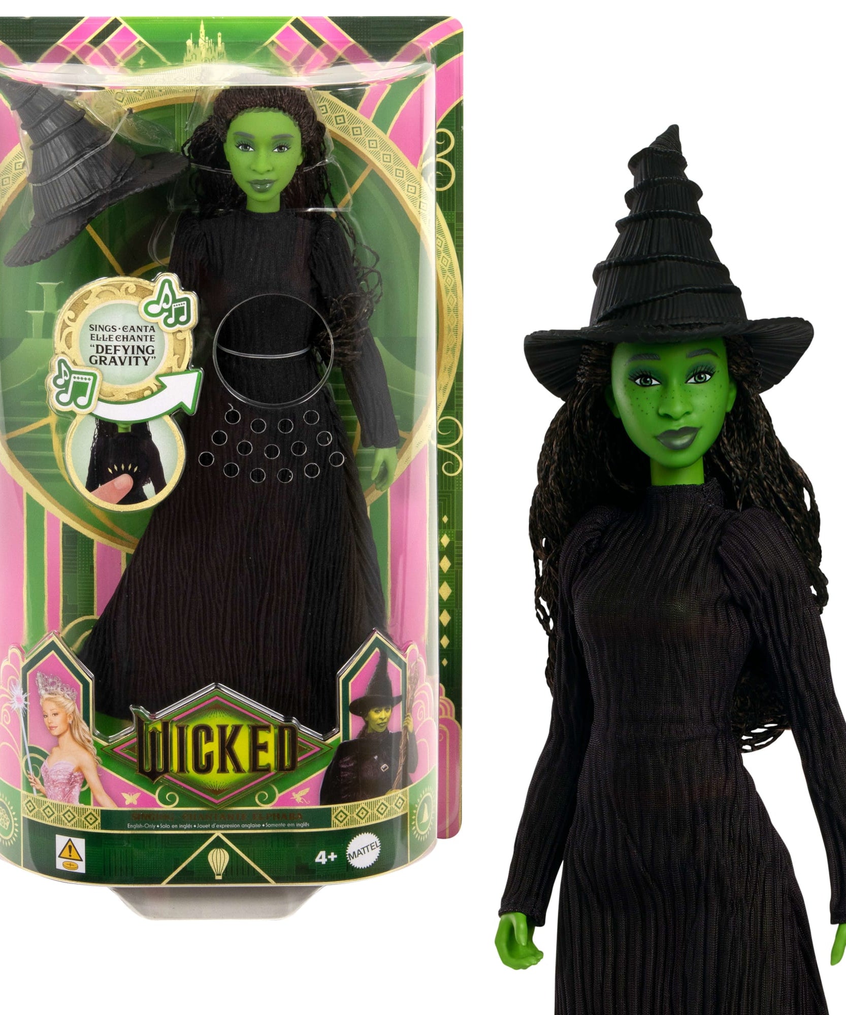 Mattel - Wicked Elphaba Singt Sprechende Sammler-Spielzeugpuppe