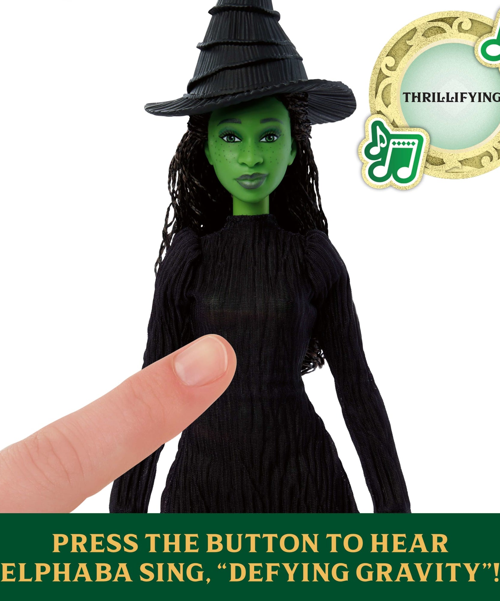 Mattel - Wicked Elphaba Singt Sprechende Sammler-Spielzeugpuppe