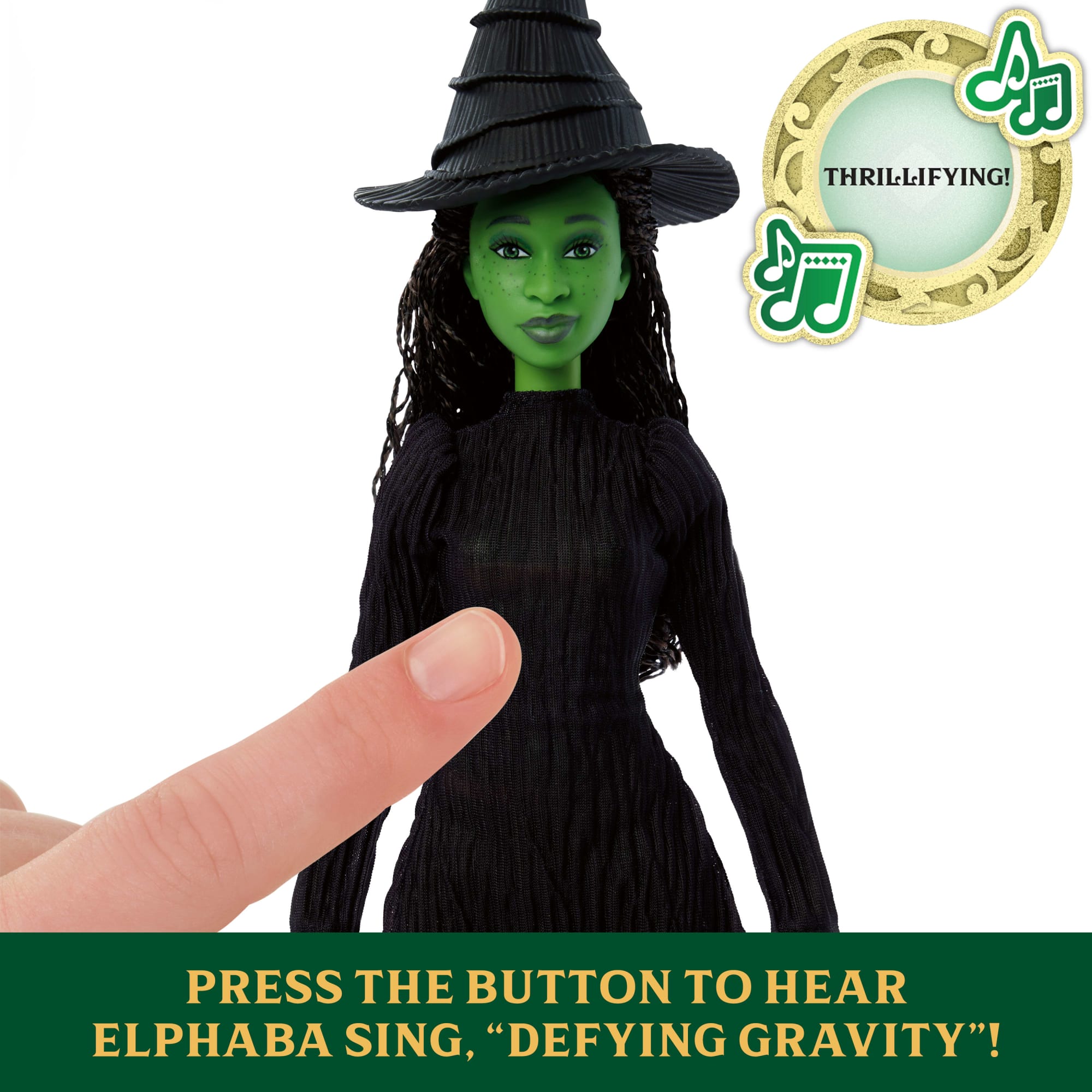 Mattel - Wicked Elphaba Singt Sprechende Sammler-Spielzeugpuppe