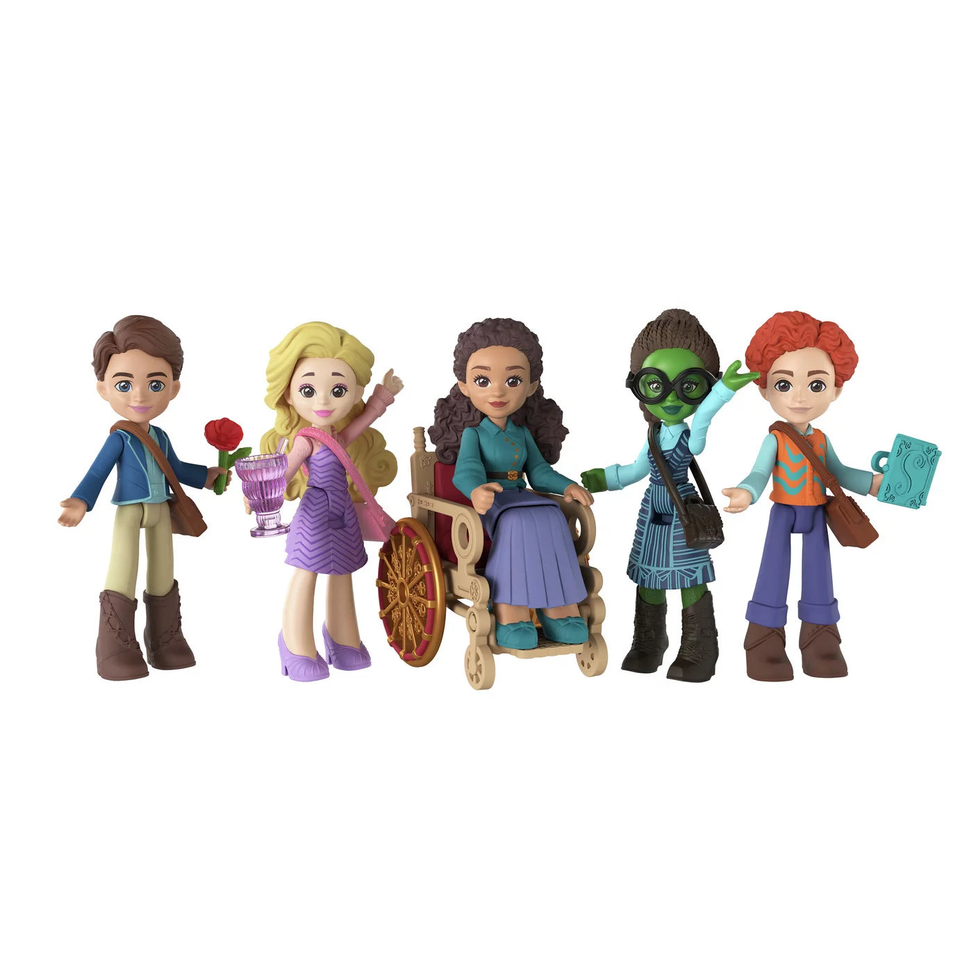 Mattel - Wicked Students 5 Figuren Spielzeug und Zubehör Set
