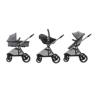 Maxi-Cosi Zelia Luxe 2-in-1 Pushchair - Twillic Grey-Strollers- | Natural Baby Shower