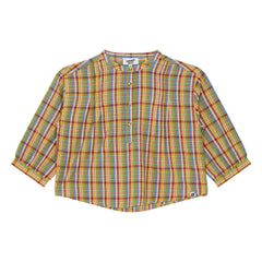 Hundred Pieces - Maxine Karo-Bluse | Grün
