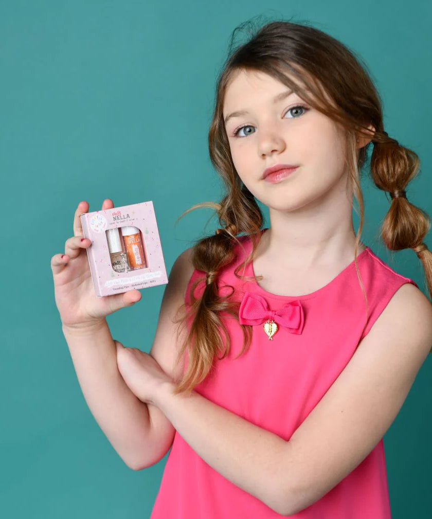 Miss Nella Nella Lip Gloss & Oje İkili Set