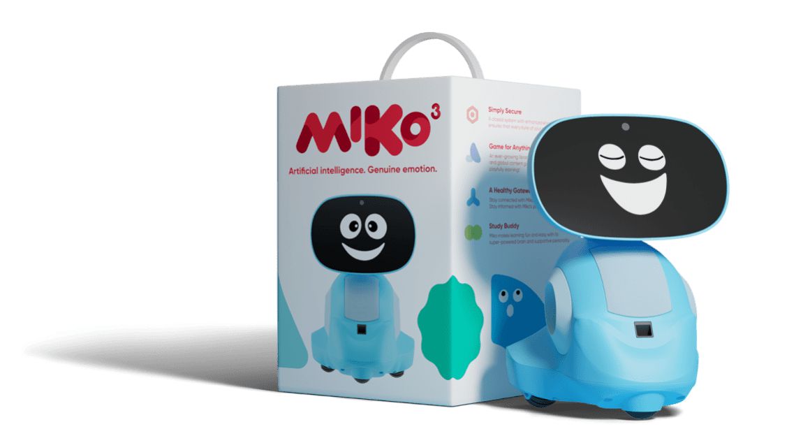Miko 3 – Roboter mit künstlicher Intelligenz – Blau