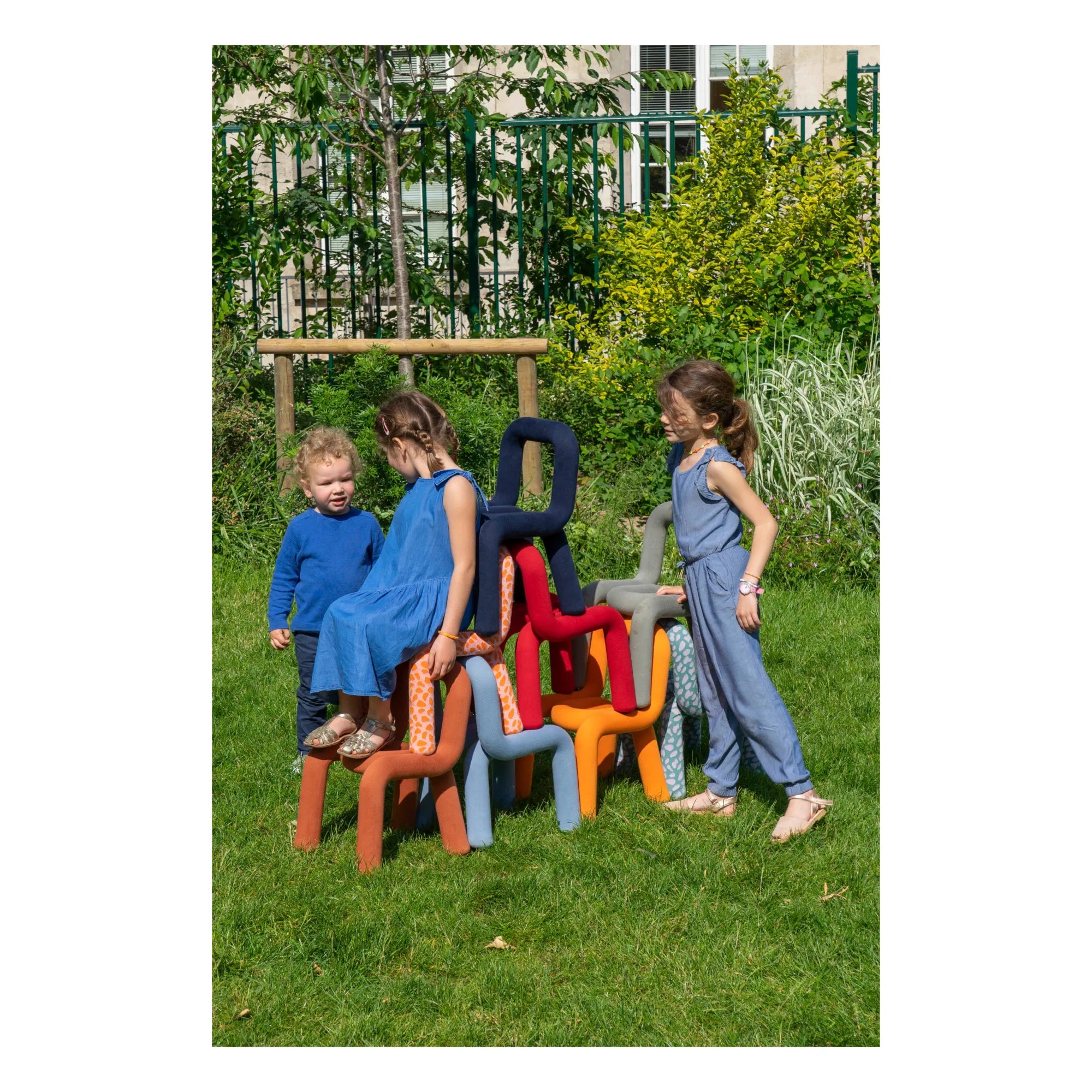 Moustache - Mini Bold Stuhl | Hellblau