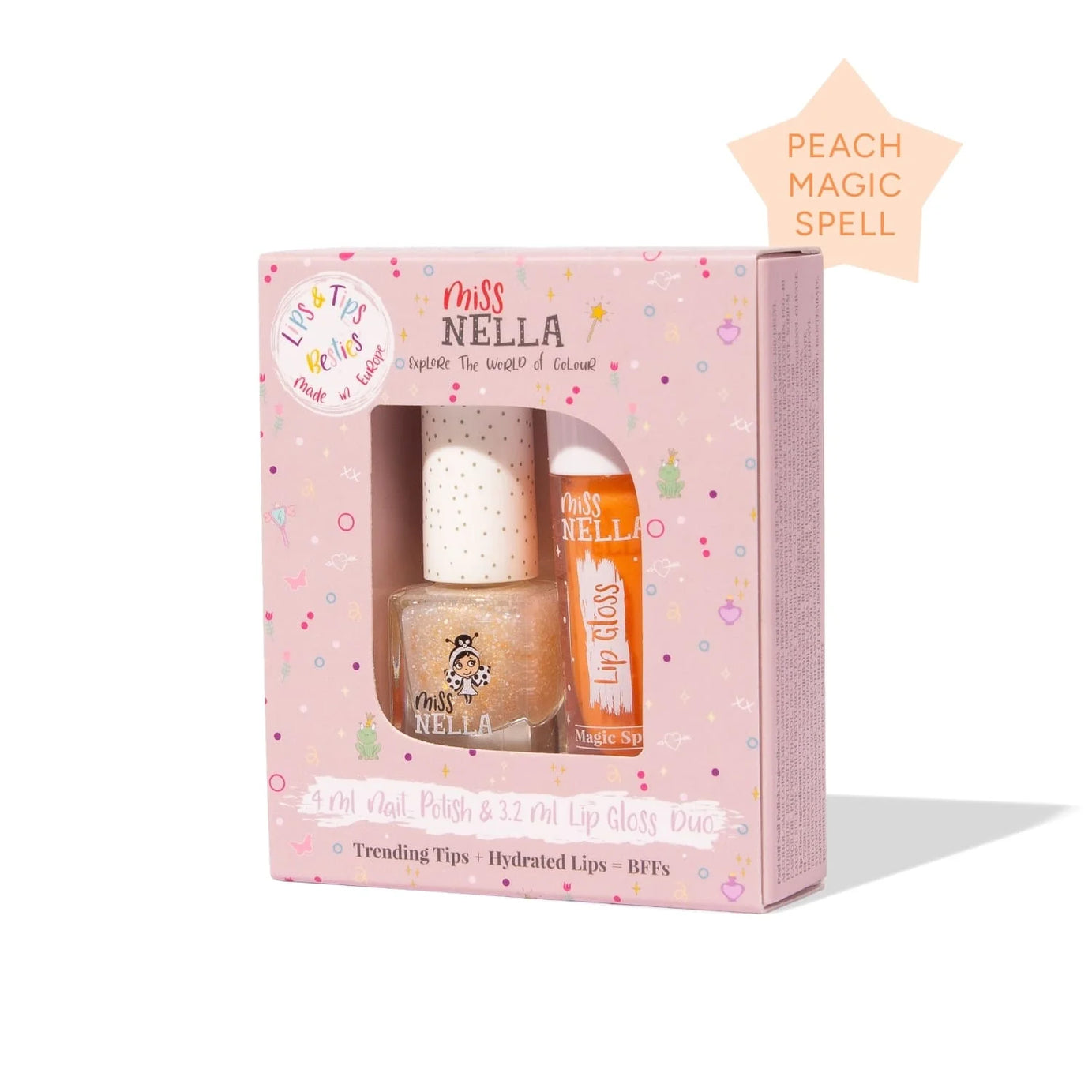Miss Nella Nella Lip Gloss & Oje İkili Set