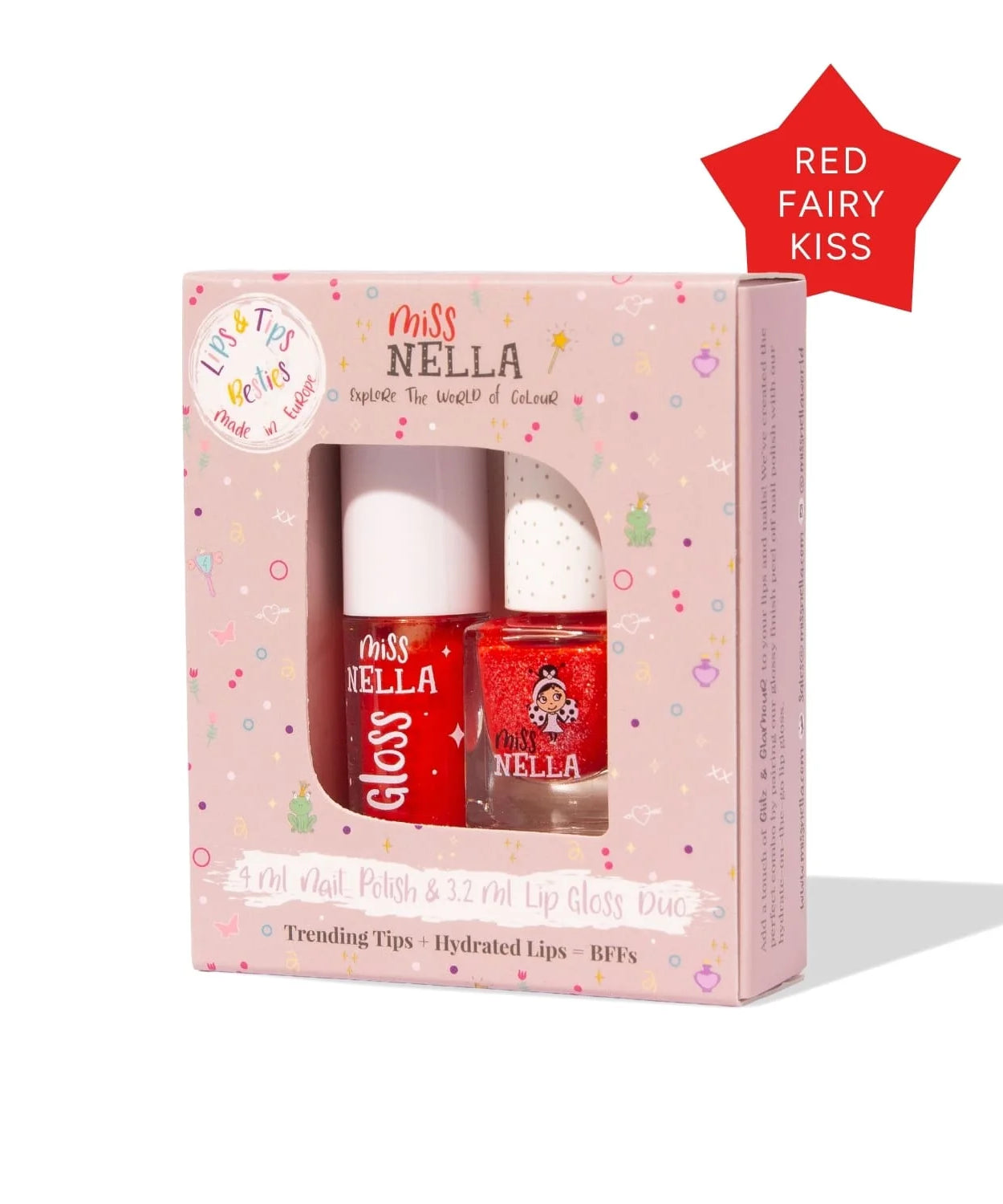 Miss Nella Nella Lip Gloss & Oje İkili Set