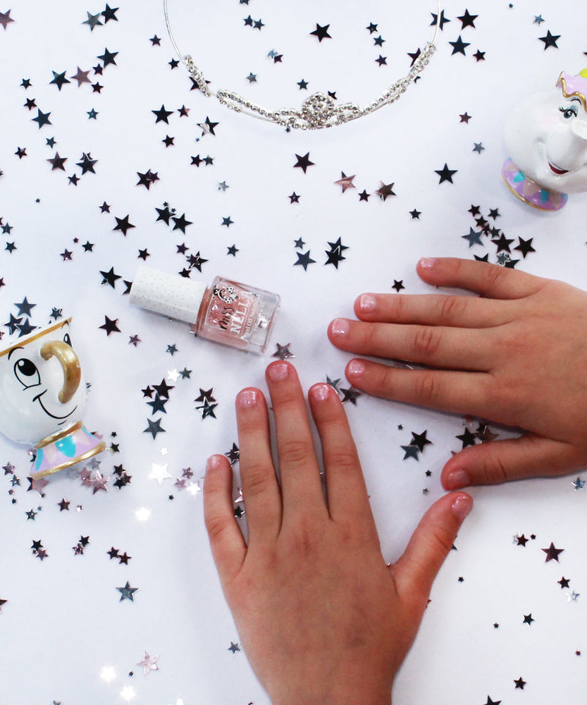 Miss Nella - Pembe Glitter Son Kat Soyulabilir Oje